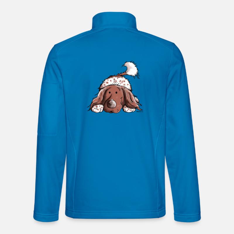 Funny Münsterländer - Unisex Softshell Jacket - light blue