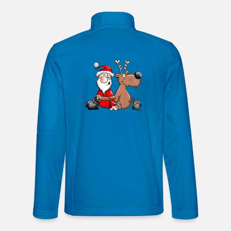 Christmas Dreamteam - Unisex Softshell Jacket - light blue