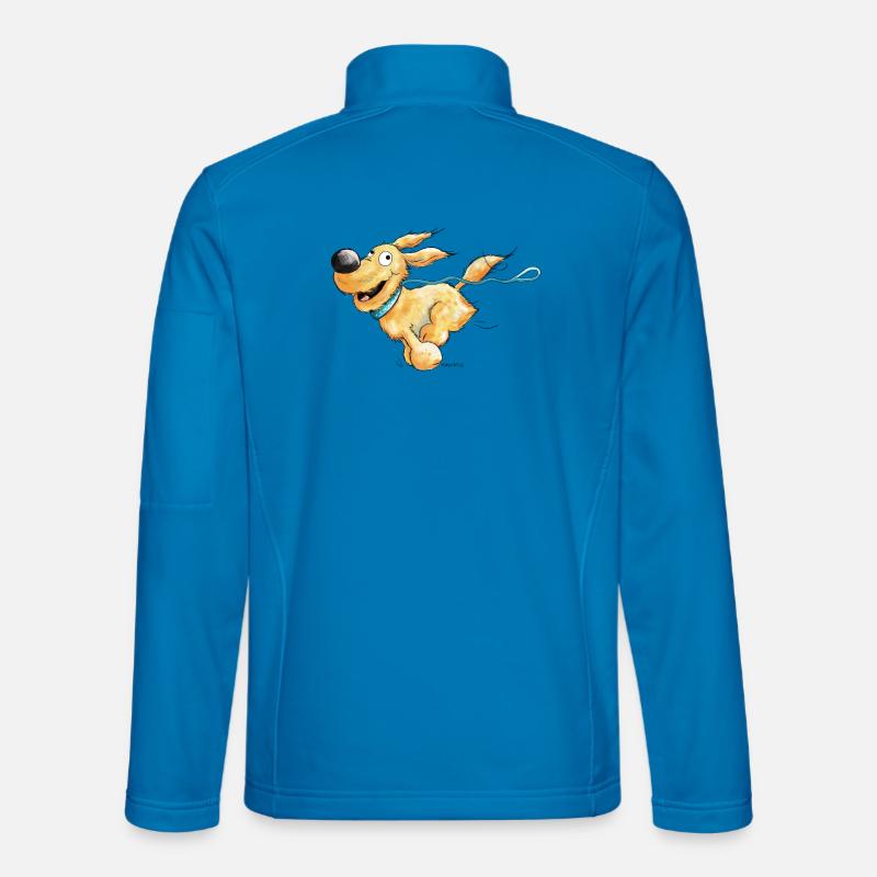 Running Dog Unisex Softshell Jacket