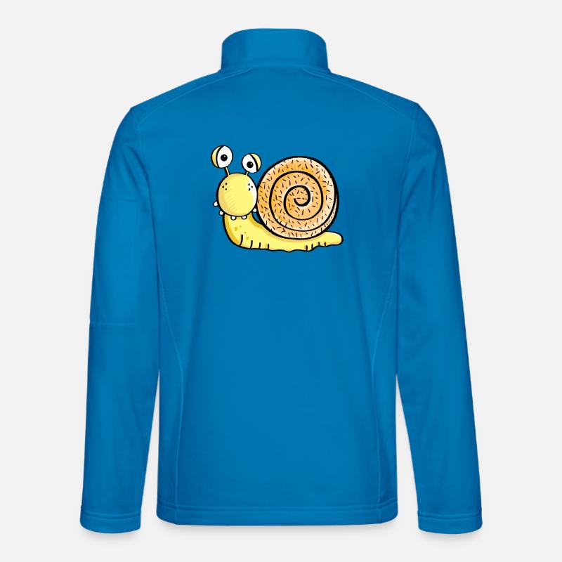 Cute Snail - Unisex Softshell Jacket - light blue