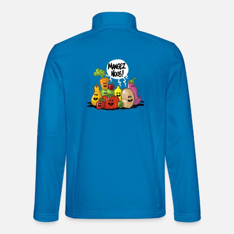 Fuits et legumes Veste en tissu softshell Unisexe