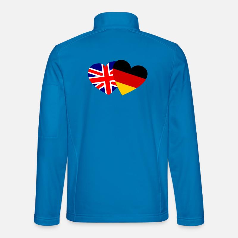 The German-British Friendship - Unisex Softshell Jacket - light blue