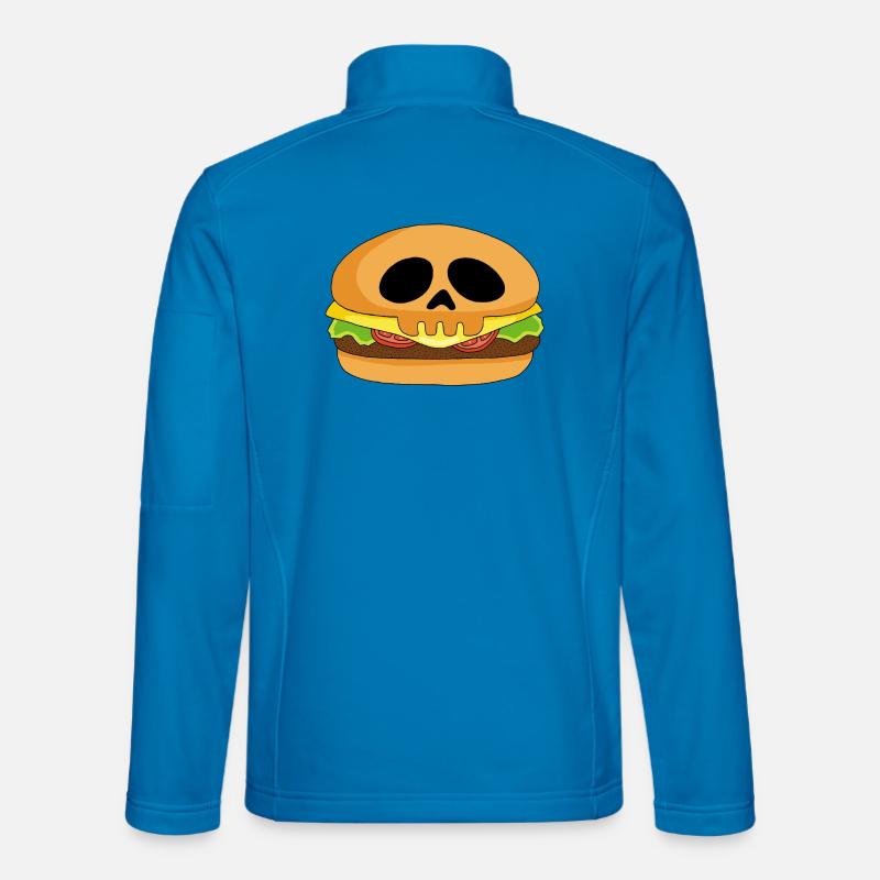 Burger skull Unisex Softshell Jacket