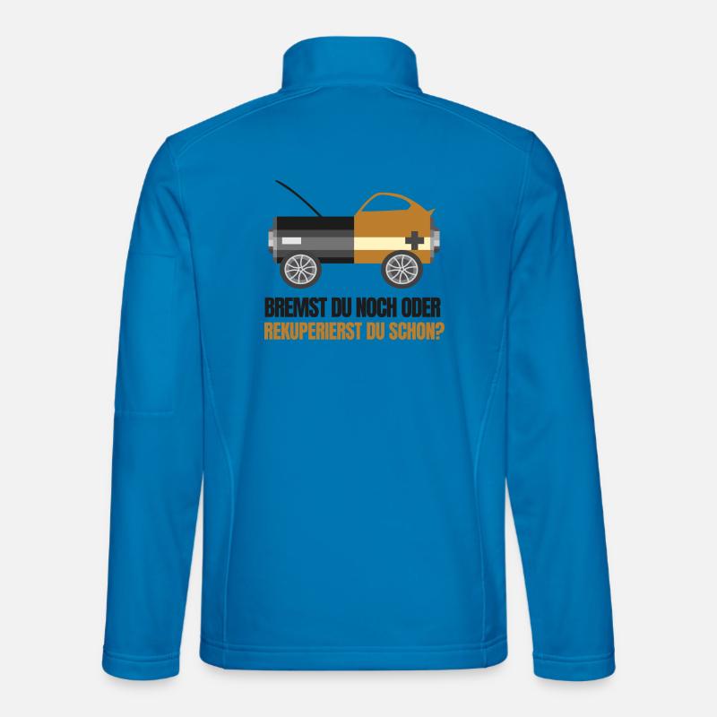 E-Autofahrer - Unisex Softshelljacke - Lichtblau
