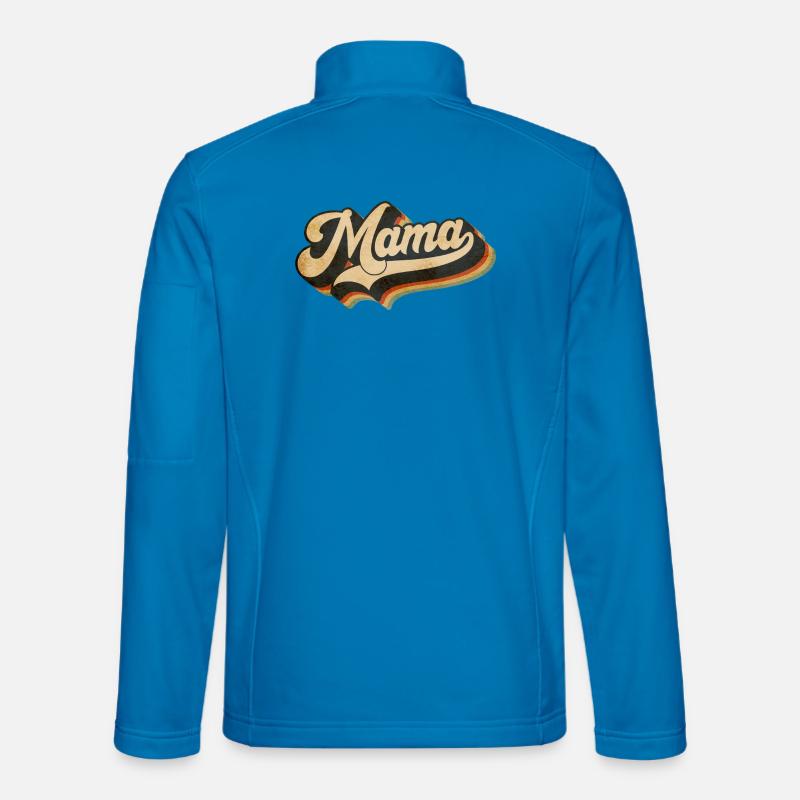Mama Retro Love Muttertag Unisex Softshelljacke