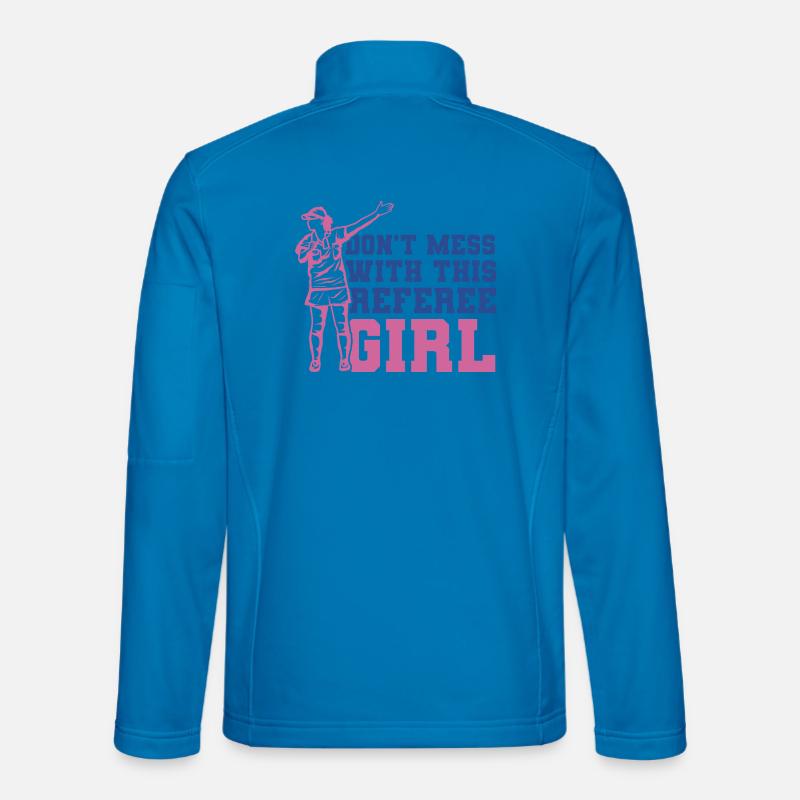 Schiedsrichterin - Unisex Softshelljacke - Lichtblau
