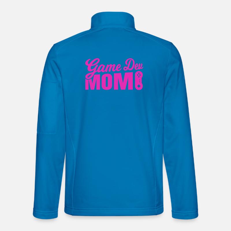 Spielentwickler Mutter - Unisex Softshelljacke - Lichtblau