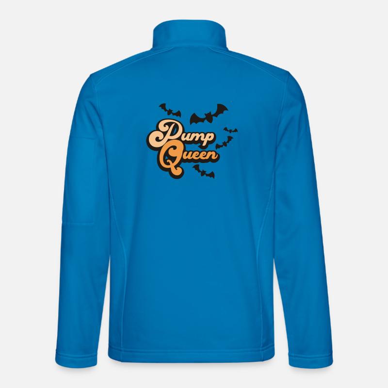 Pump Queen Bat Night - Unisex Softshelljacke - Lichtblau