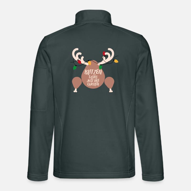Decorated thigh: chicken flavour Unisex Softshell Jacket