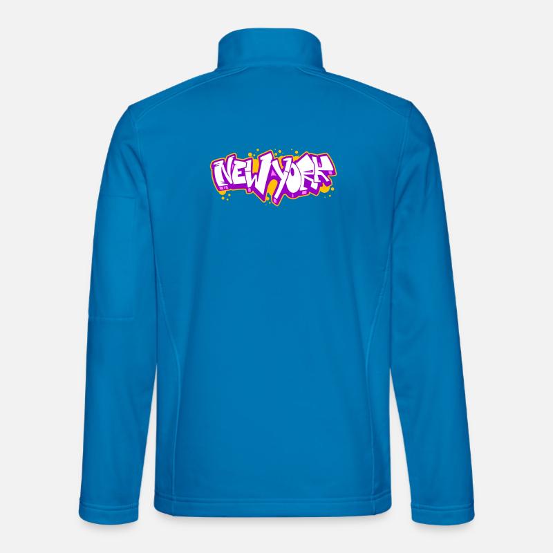 New York Horizontal Graffiti 3 Unisex Softshell Jacket