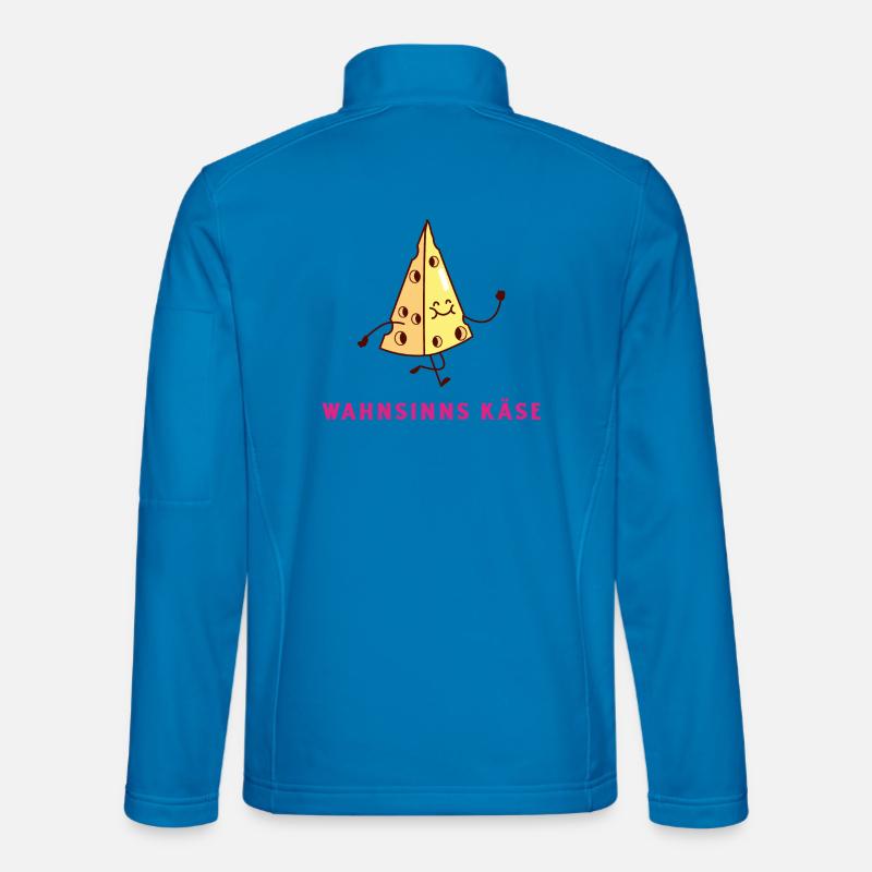Wahnsinns Käse - Unisex Softshelljacke - Lichtblau