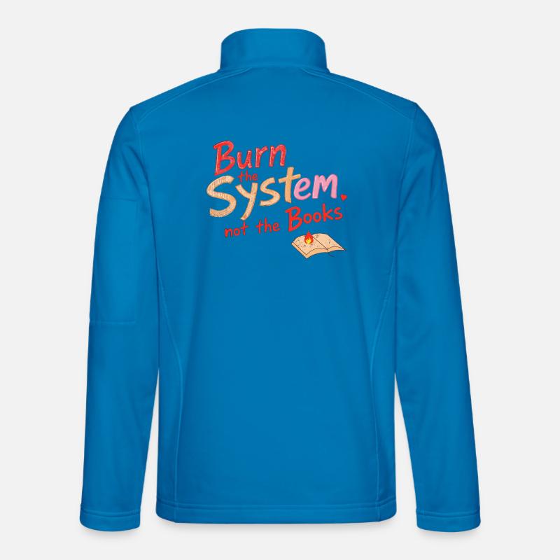 Brûler le système - Veste en tissu softshell Unisexe - bleu clair