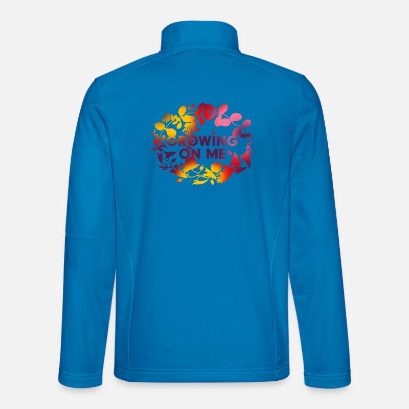 Growing connection - Unisex Softshell Jacket - light blue