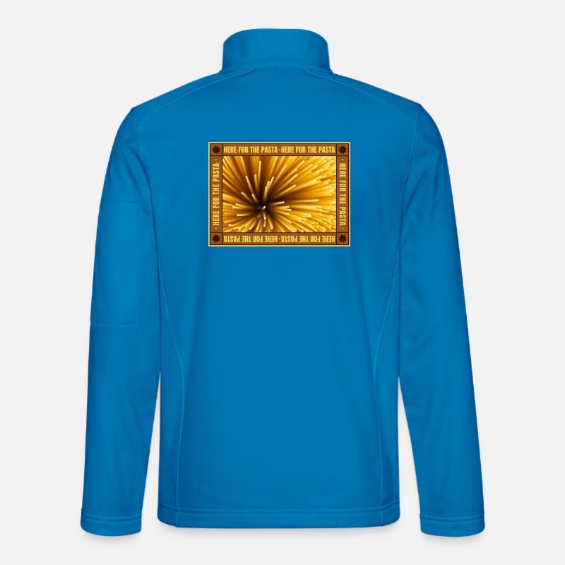 Spaghetti Focus Retro Frame - Unisex Softshell Jacket - light blue