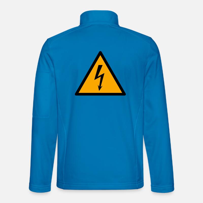 Unter Spannung - Unisex Softshelljacke - Lichtblau