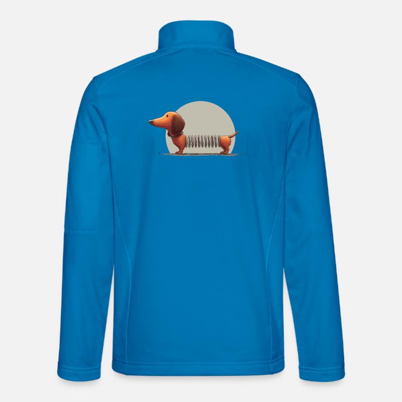 Slinkydackel - Unisex Softshelljacke - Lichtblau