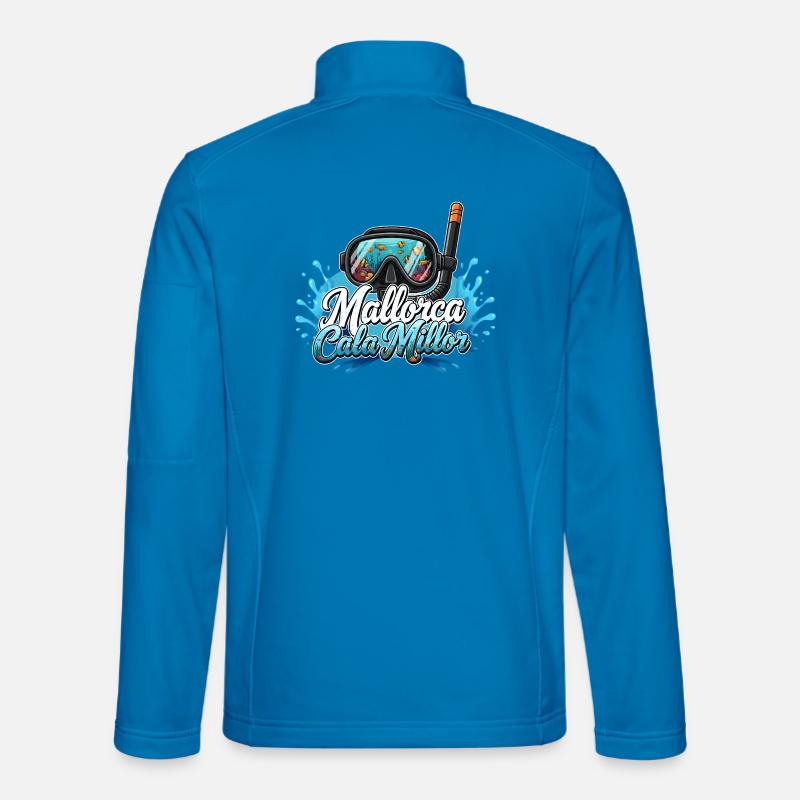 Diving Dream Cala Millor - Unisex Softshell Jacket - light blue