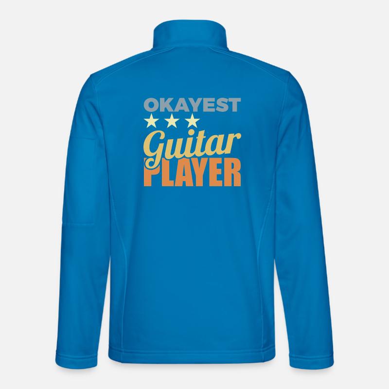 Durchschnittlicher Gitarrenspieler - Unisex Softshelljacke - Lichtblau