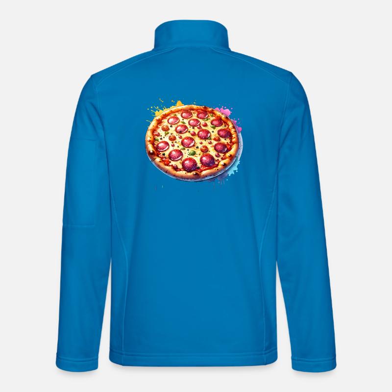 Pizza - Unisex Softshell Jacket - light blue