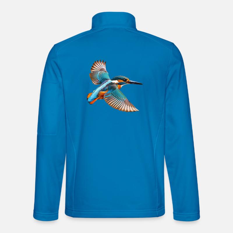 kingfishers - Unisex Softshell Jacket - light blue
