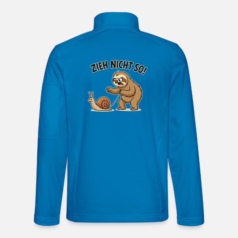 Zieh Nicht So faultier - Unisex Softshelljacke - Lichtblau