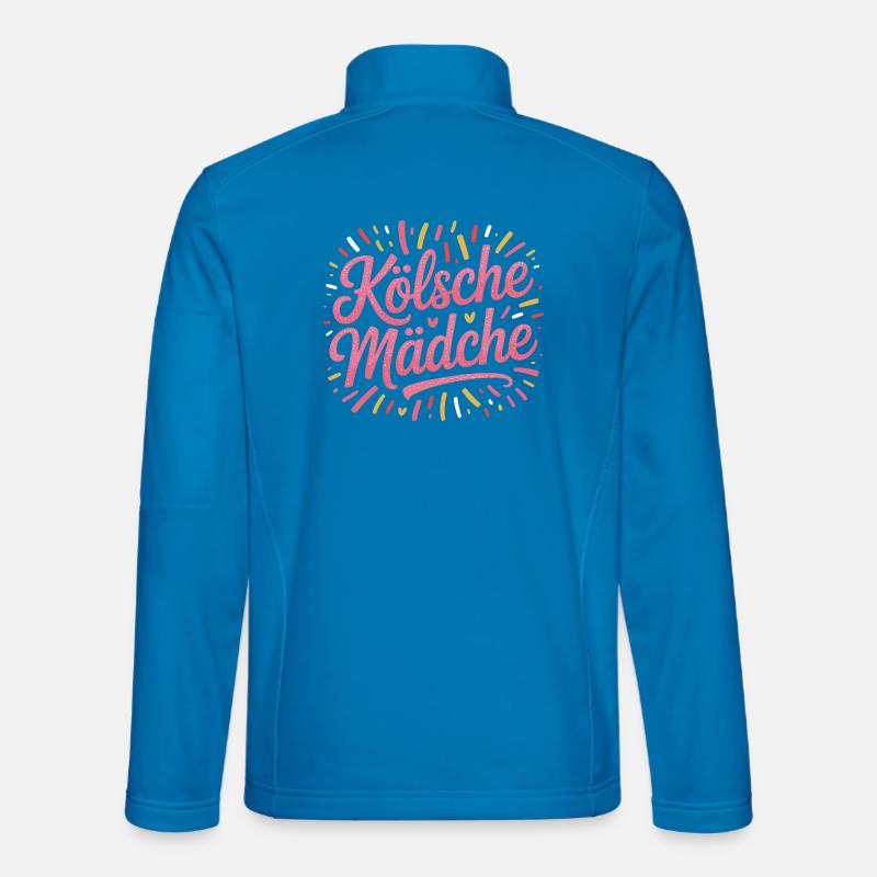 Kölsche Mädche Karneval Köln Kölle Kölsch Mädchen Unisex Softshelljacke
