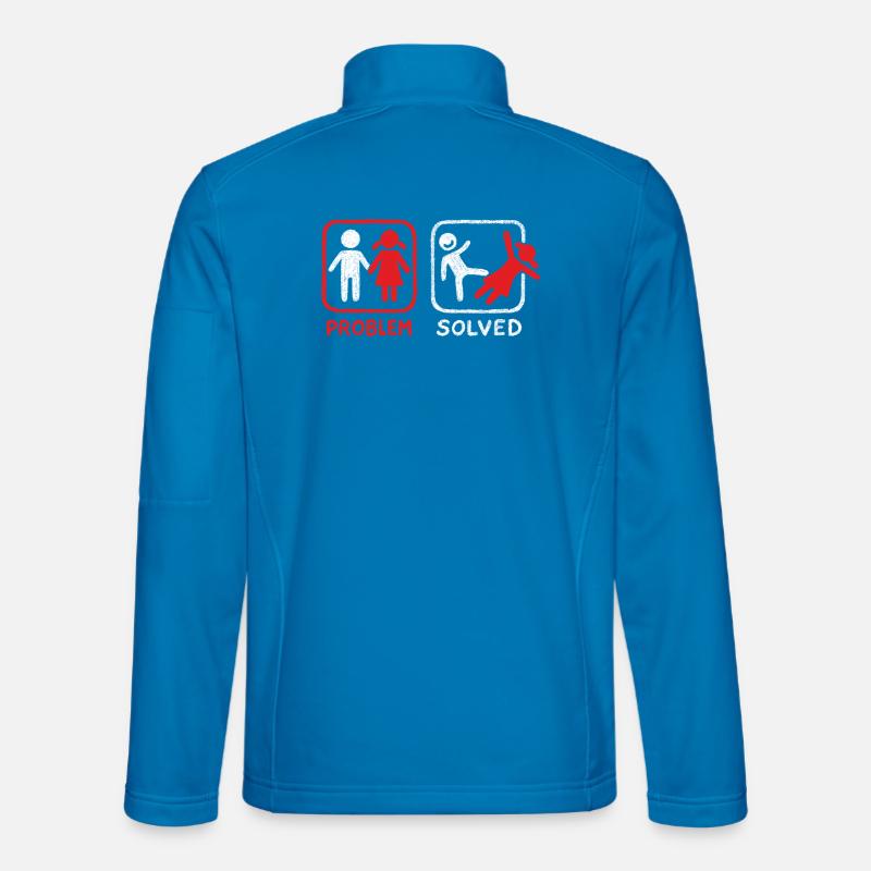 Problem Solved - Unisex Softshell Jacket - light blue