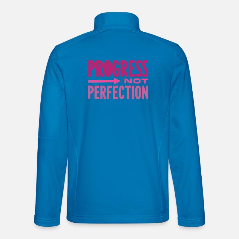 Progress Not Perfection Progress Counts Unisex Softshell Jacket