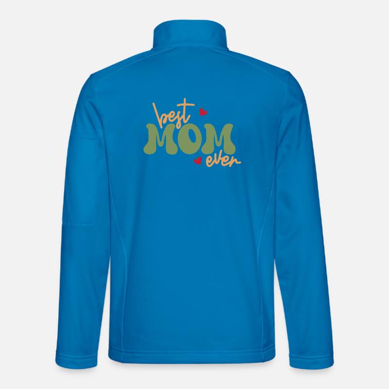 Best Mom Ever - Unisex Softshelljacke - Lichtblau