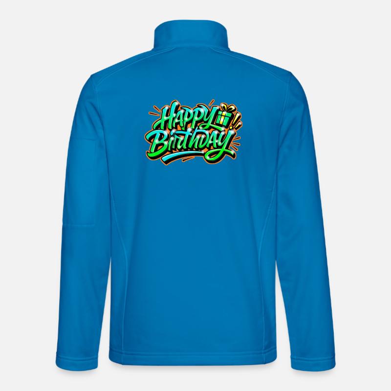 Graffiti HAPPY BIRTHDAY Name gift ideal Unisex Softshell Jacket