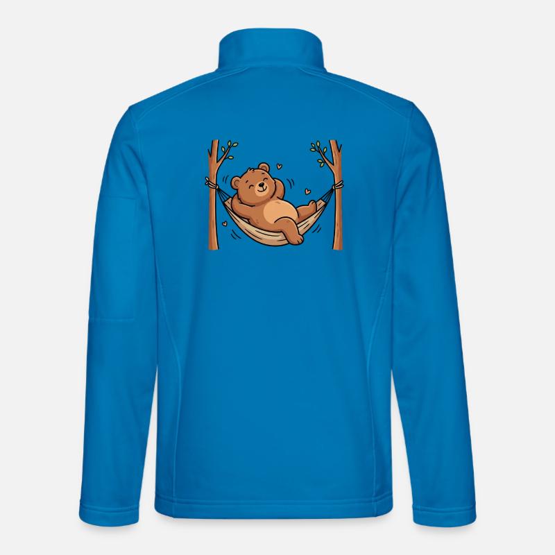 Ours dans le hamac Veste en tissu softshell Unisexe