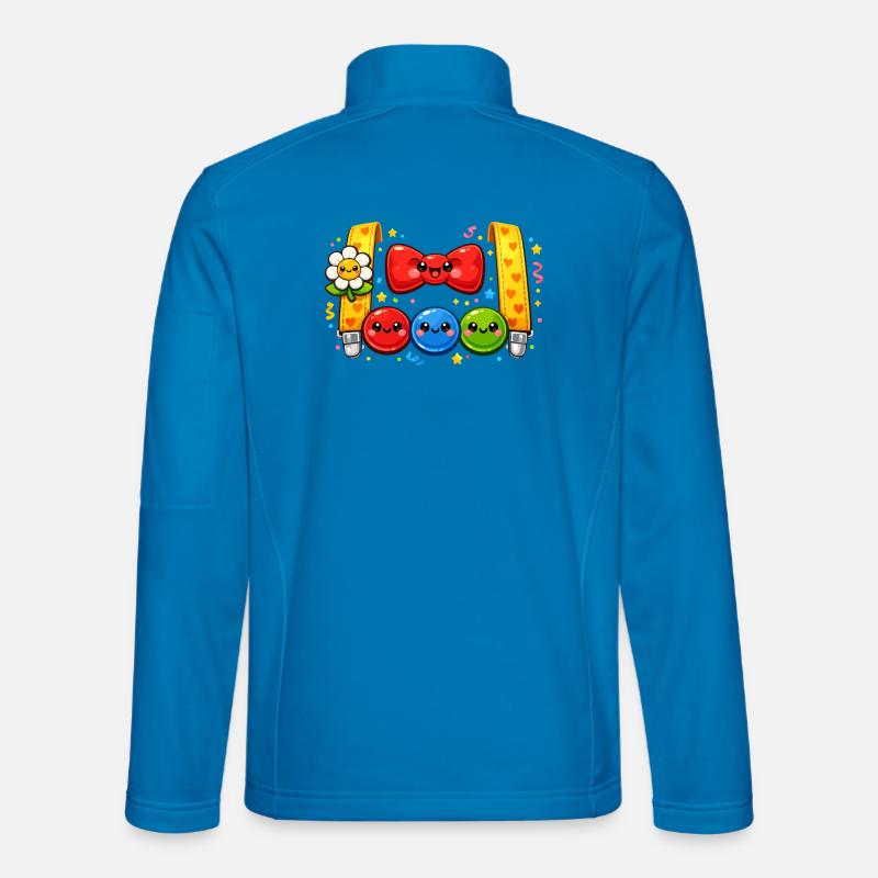 Clown Costume Carnival Carnival Gift - Unisex Softshell Jacket - light blue