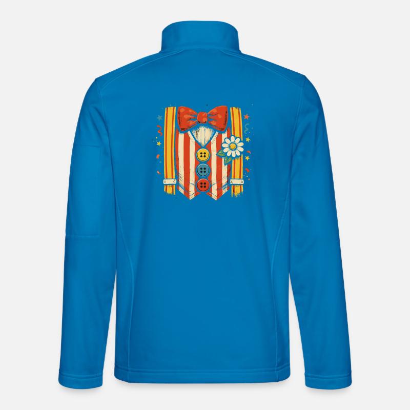 Clown Costume Carnival Gift Cute Unisex Softshell Jacket