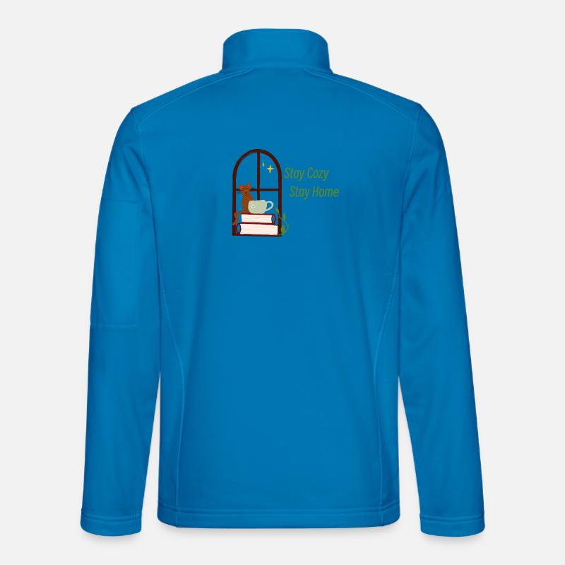 Stay cozy stay at home - Unisex Softshell Jacket - light blue