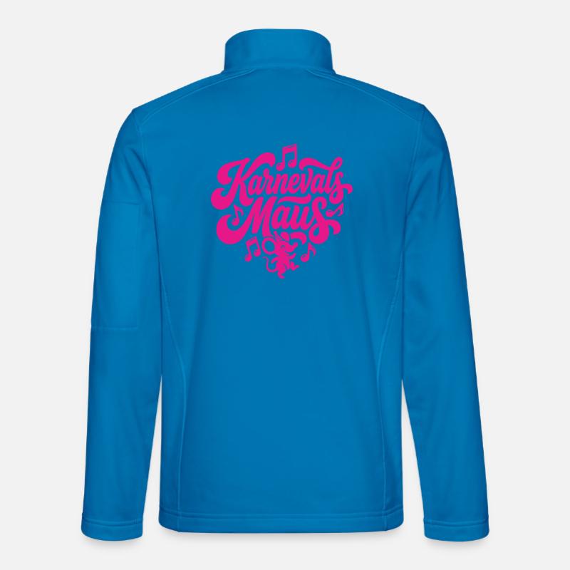 Karnevals Maus Karnevalsmaus Karneval Party Tanzen - Unisex Softshelljacke - Lichtblau