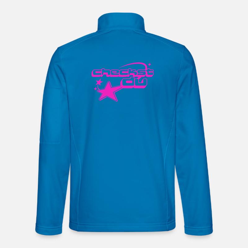 Neon Checkout Star Unisex Softshell Jacket