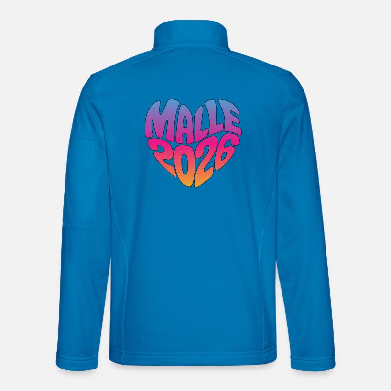 Mallorca Malle 2026  - Unisex Softshelljacke - Lichtblau