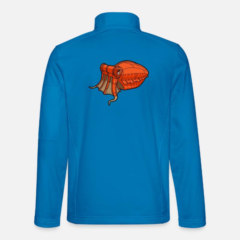 Margate orange squid mecanic - Unisex Softshell Jacket - light blue