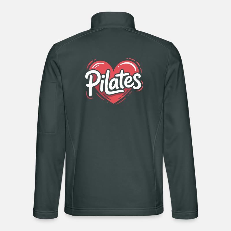 Conception de cœurs en Pilates Veste en tissu softshell Unisexe