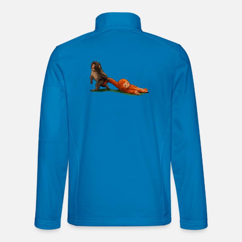 punch the monkey - Unisex Softshell Jacket - light blue