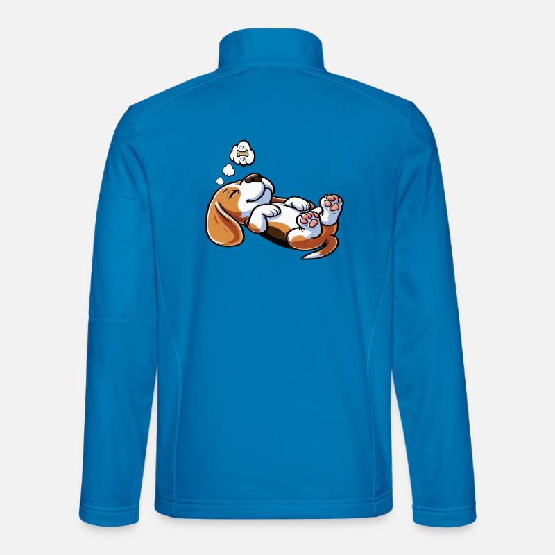 Beagle Beaglebesitzer Beaglehalter beaglehund - Unisex Softshelljacke - Lichtblau