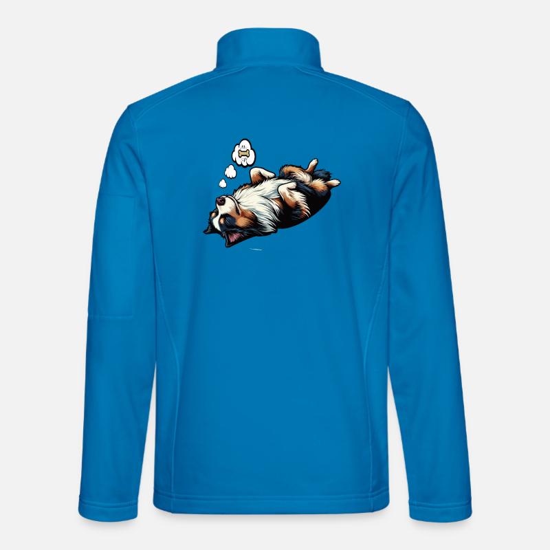 Australian Shepherd Aussie Aussie Owners Aussies - Unisex Softshell Jacket - light blue