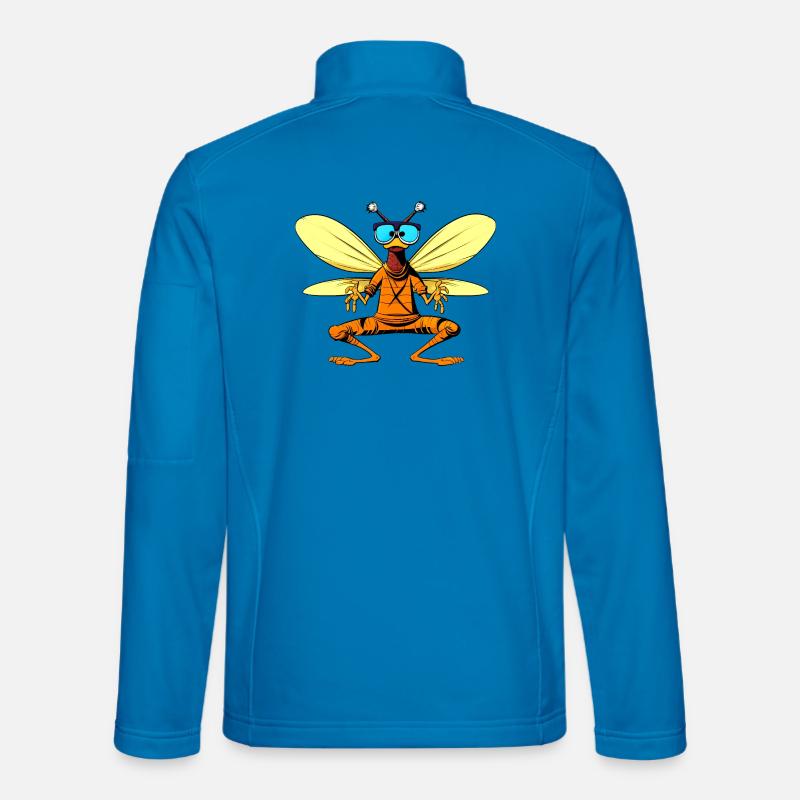 Fly Yogi - Unisex Softshell Jacket - light blue