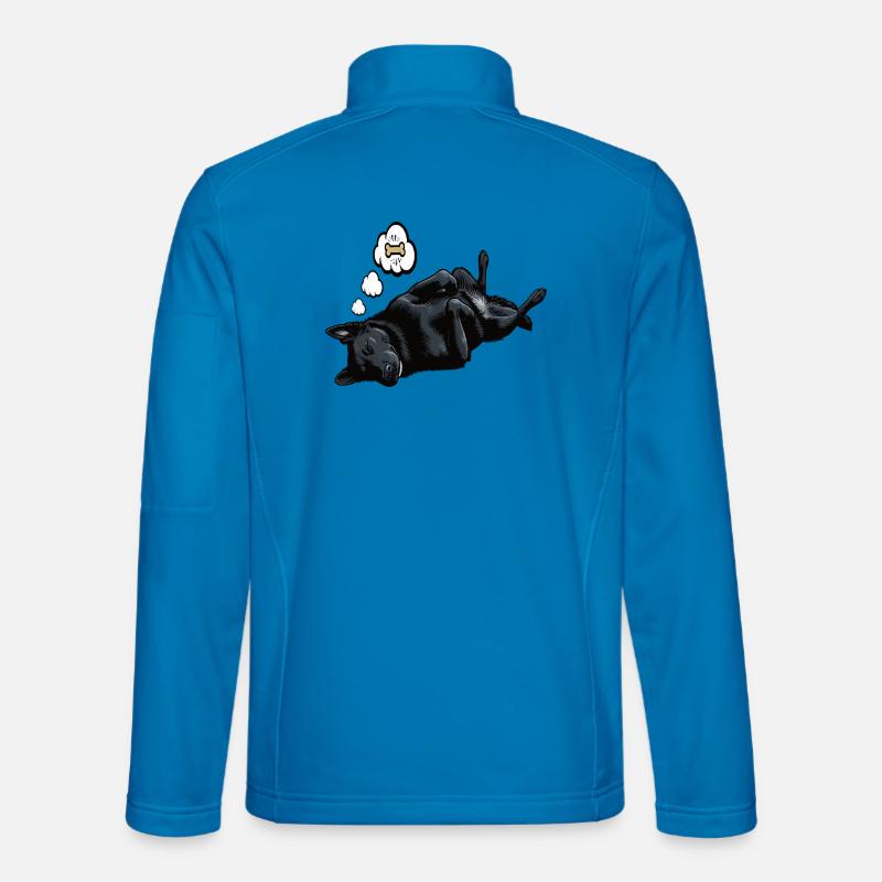 Black Shepherd Owner - Unisex Softshell Jacket - light blue
