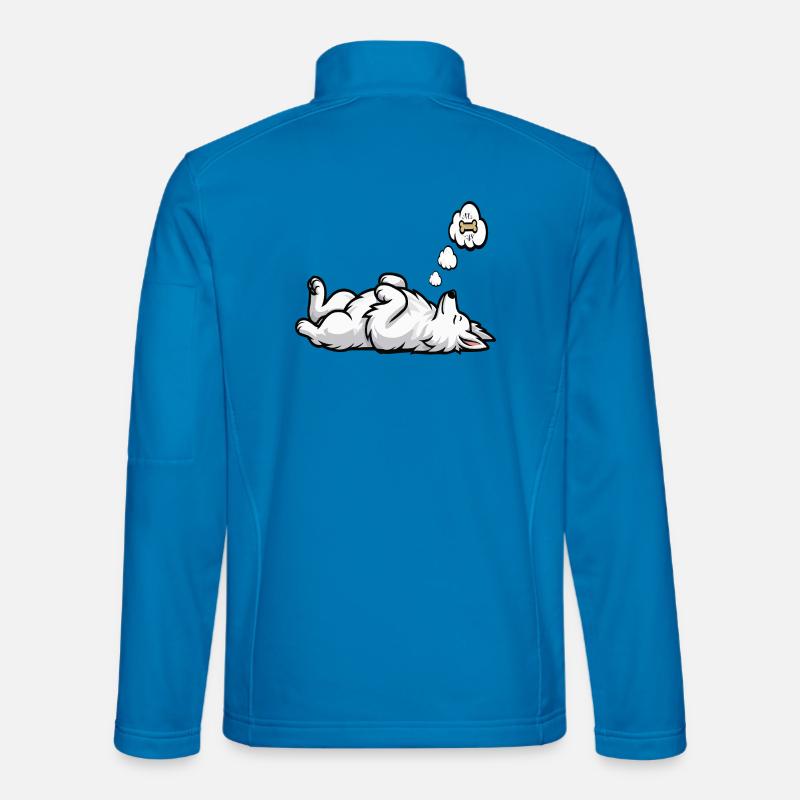 Weißer Schäferhund Schäferhund Schäferhunde Unisex Softshelljacke