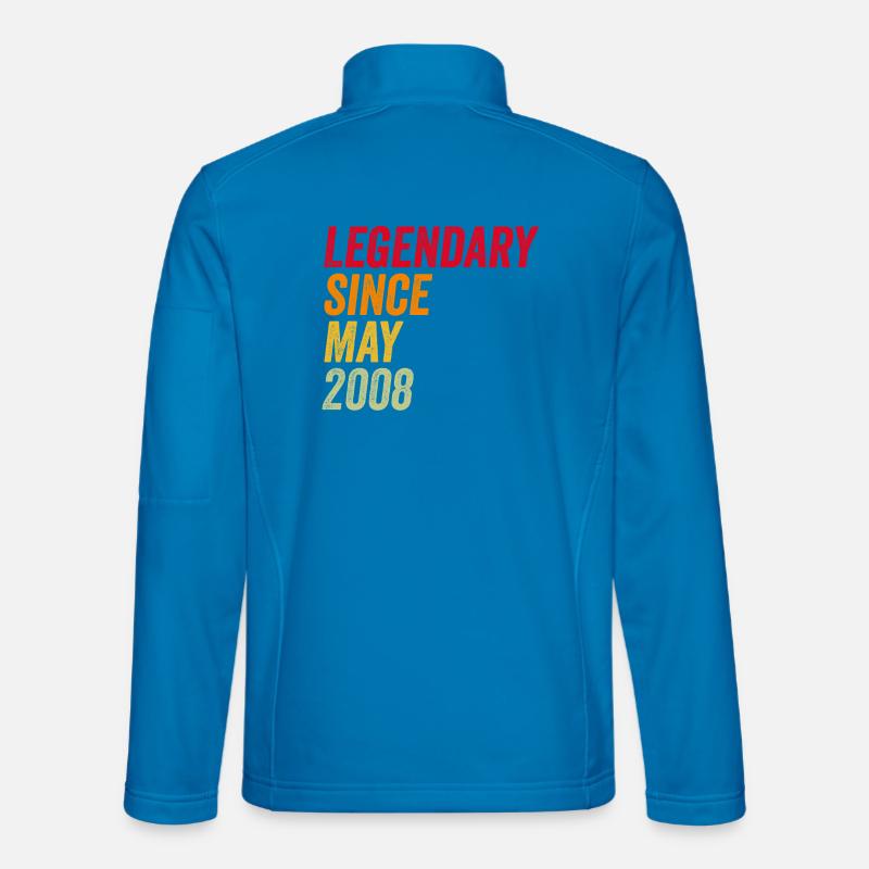 18th birthday 18 years May 2008 - Unisex Softshell Jacket - light blue
