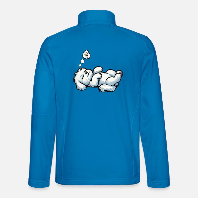 Malteser Maltese Owner Maltese Lovers - Unisex Softshell Jacket - light blue