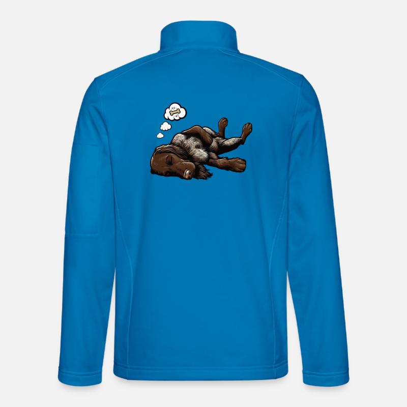 German Wirehaired German Wirehaired Owner - Unisex Softshell Jacket - light blue