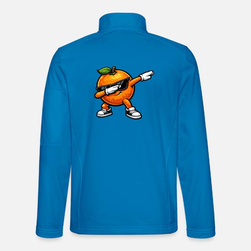Dabbing Orange - Unisex Softshell Jacket - light blue