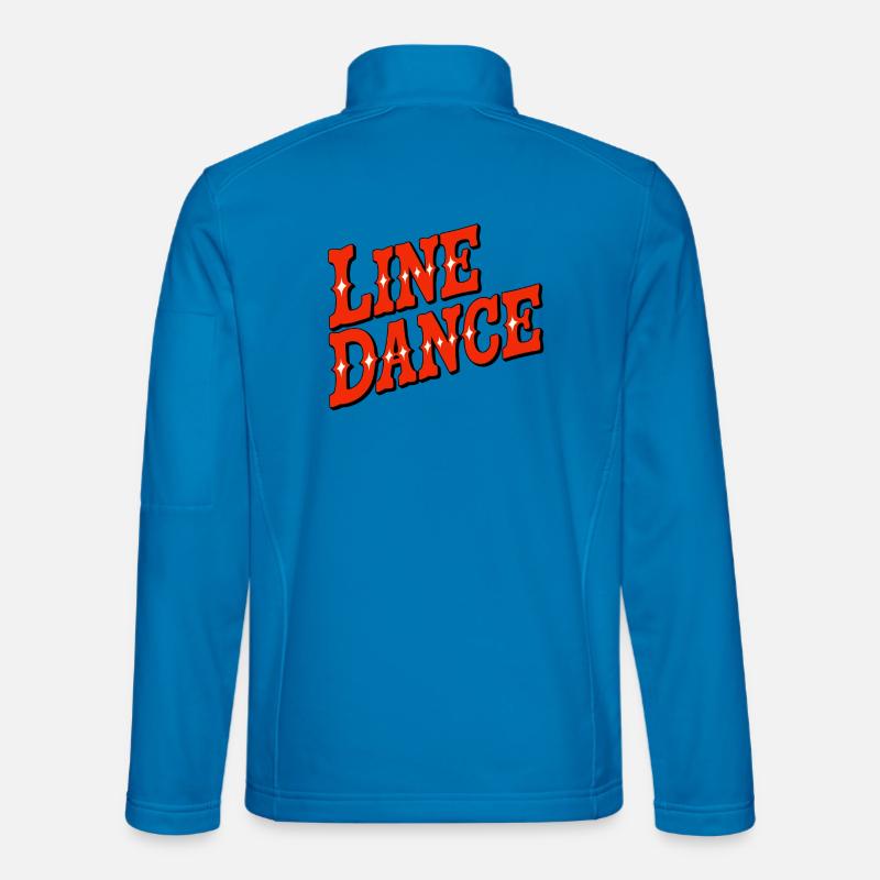 Line Dance Vibes - Unisex Softshell Jacket - light blue